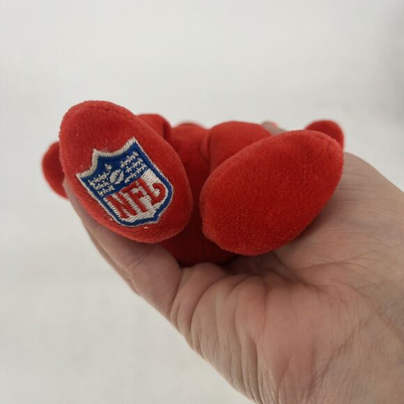 New England Patriots Established 1960 Team Beans Bear Beanie Red NFL Football - Picture 4 of 4
